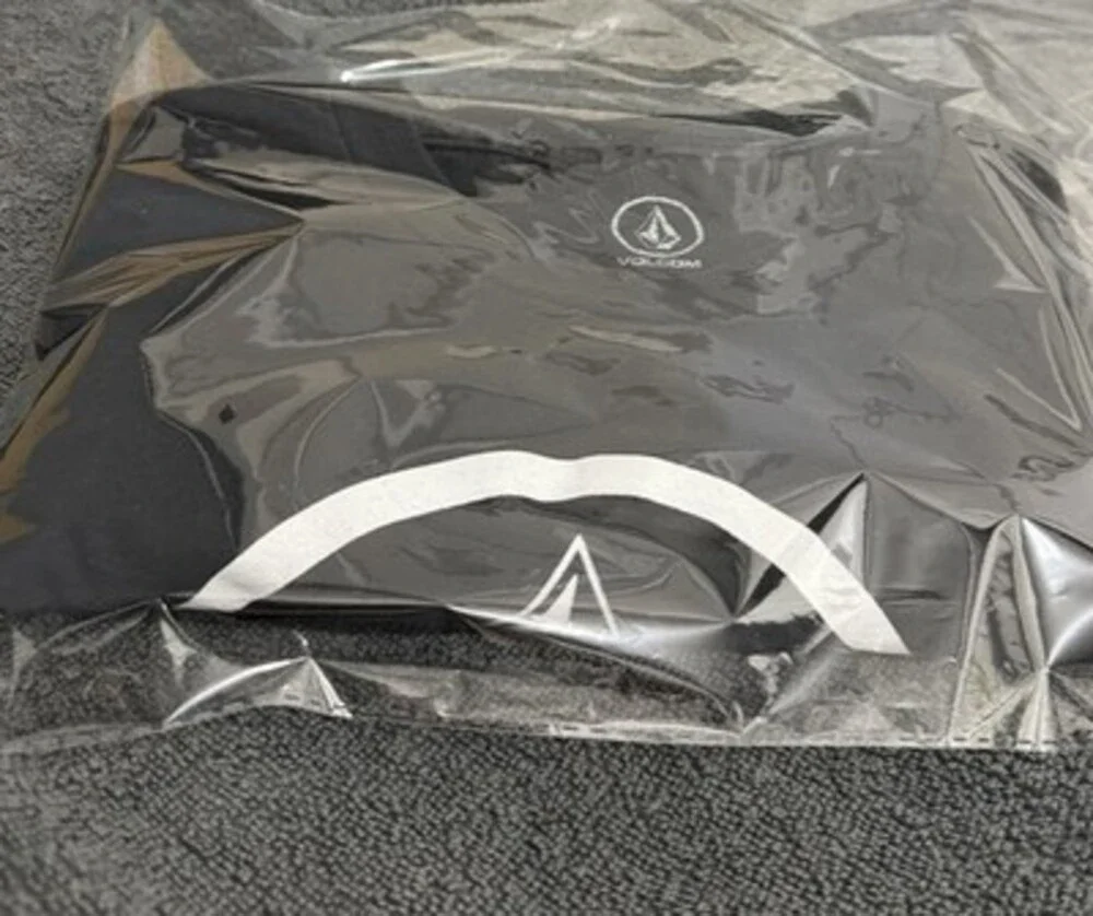 Volcom Black T-Shirt with White Logo Print